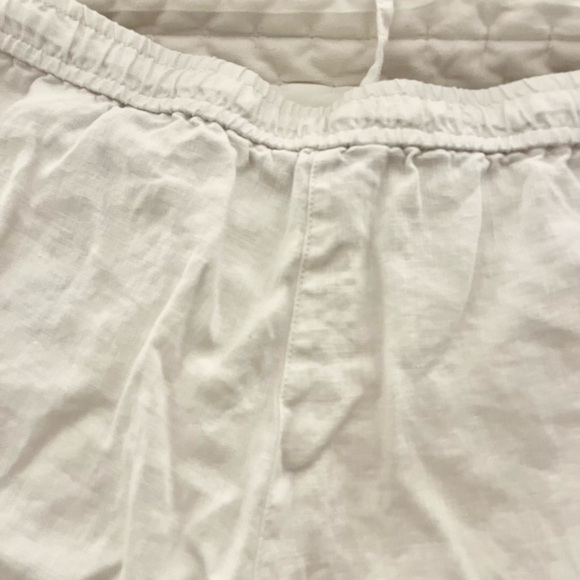 Tommy Bahama White 100% Linen Drawstring Pants EC  Size M - Picture 12 of 12